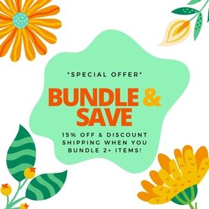 🛒 Bundle & save for 15% off + discount shipping 🛒
